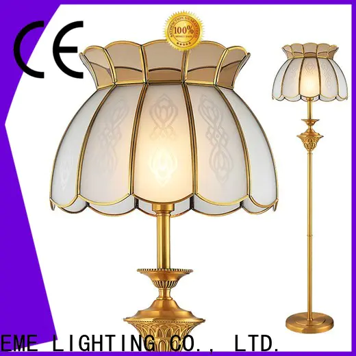 EME LIGHTING copper standing floor lamps fancy for bedroom