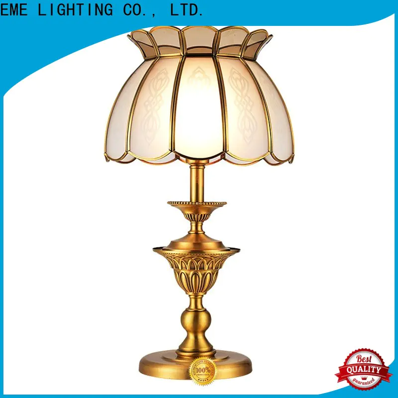 EME LIGHTING contemporary glass table lamps for bedroom factory price for study