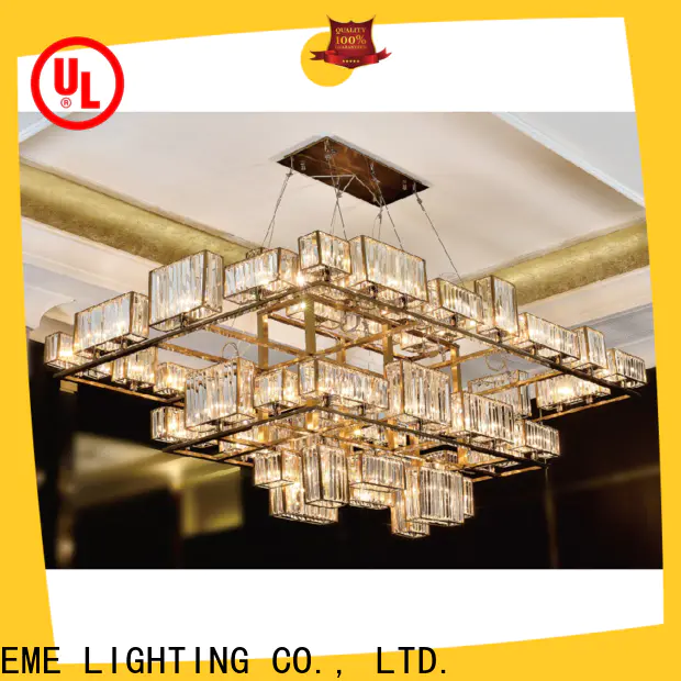EME LIGHTING acrylic vintage crystal chandelier latest design for lobby