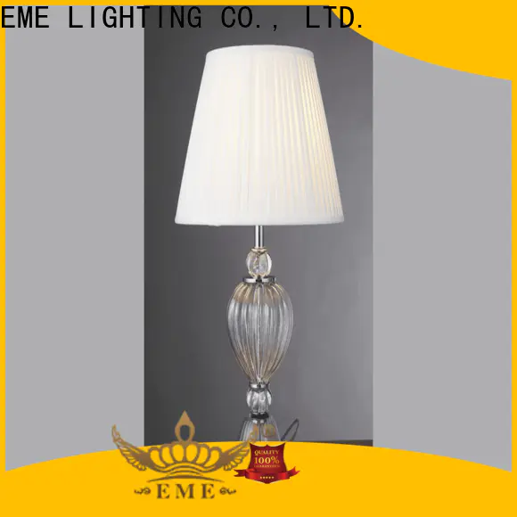 EME LIGHTING glass colored table lamp antique for bedroom
