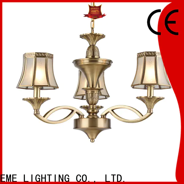 EME LIGHTING modern antique brass chandelier residential for dining room