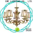 high-end antique brass chandelier glass hanging residential