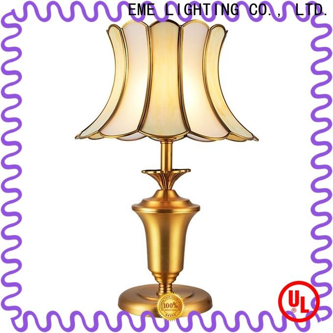 EME LIGHTING elegant wood table lamp modern cheap for bedroom