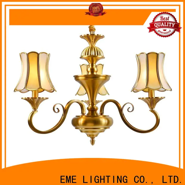 EME LIGHTING american style antique brass chandelier unique