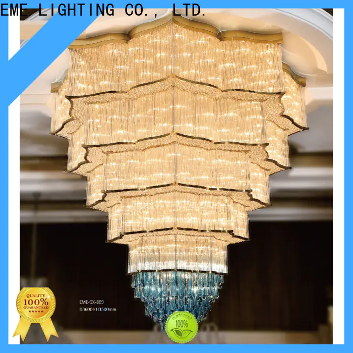 customized chandelier ceiling light round for lobby
