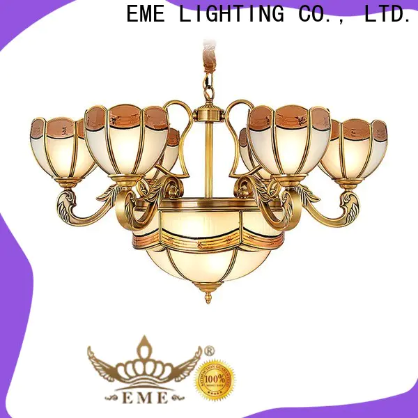 EME LIGHTING glass hanging chandelier manufacturers residential for big lobby