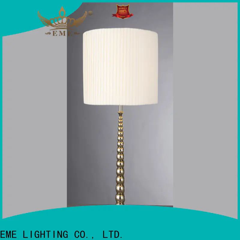 EME LIGHTING contemporary glass table lamps for living room brass material for house