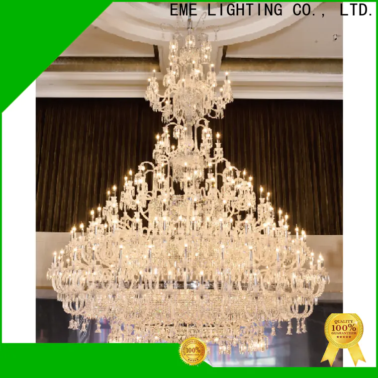 EME LIGHTING traditional gold crystal chandelier for lobby