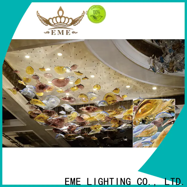 EME LIGHTING unique gold brass chandeliers for dining room