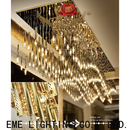 EME LIGHTING traditional gold brass chandeliers bulk production for dining room