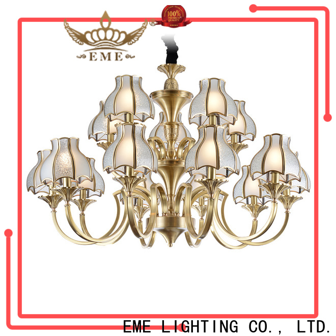 EME LIGHTING concise chandelier over dining table vintage for big lobby