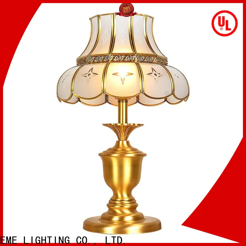 EME LIGHTING decorative glass table lamps for bedroom factory price for study