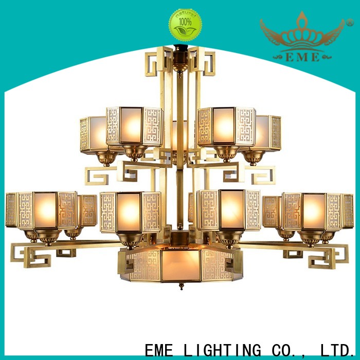 EME LIGHTING antique modern brass chandelier European for big lobby