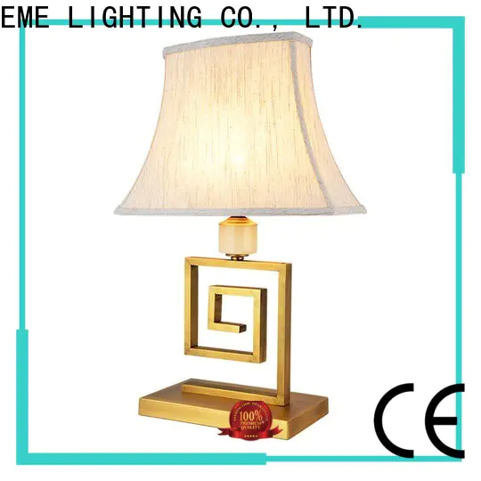 EME LIGHTING gold colored table lamp traditional for bedroom