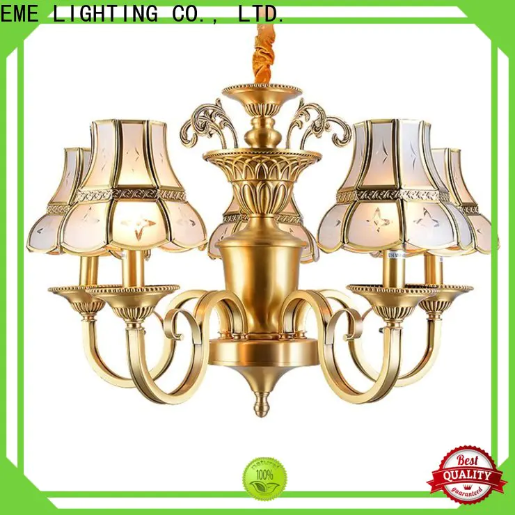 modern brushed brass chandelier american style vintage for home