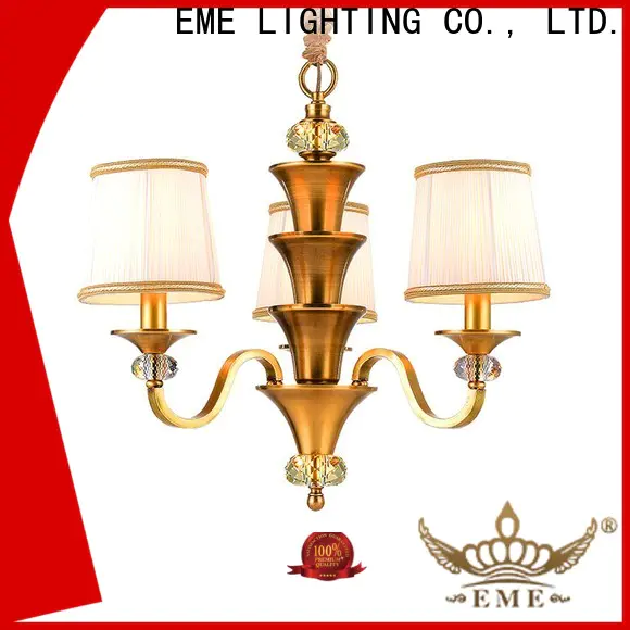 EME LIGHTING glass hanging copper lights round for home