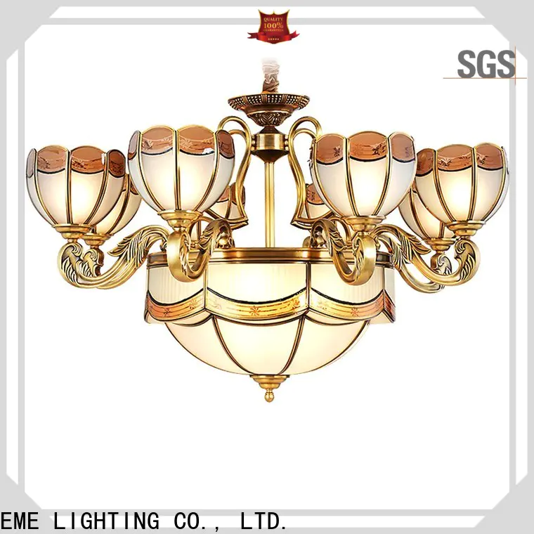 EME LIGHTING copper modern brass chandelier traditional
