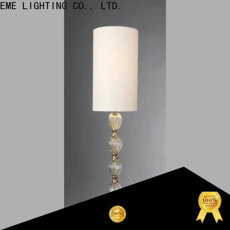 EME LIGHTING elegant glass table lamps for living room copper material for restaurant