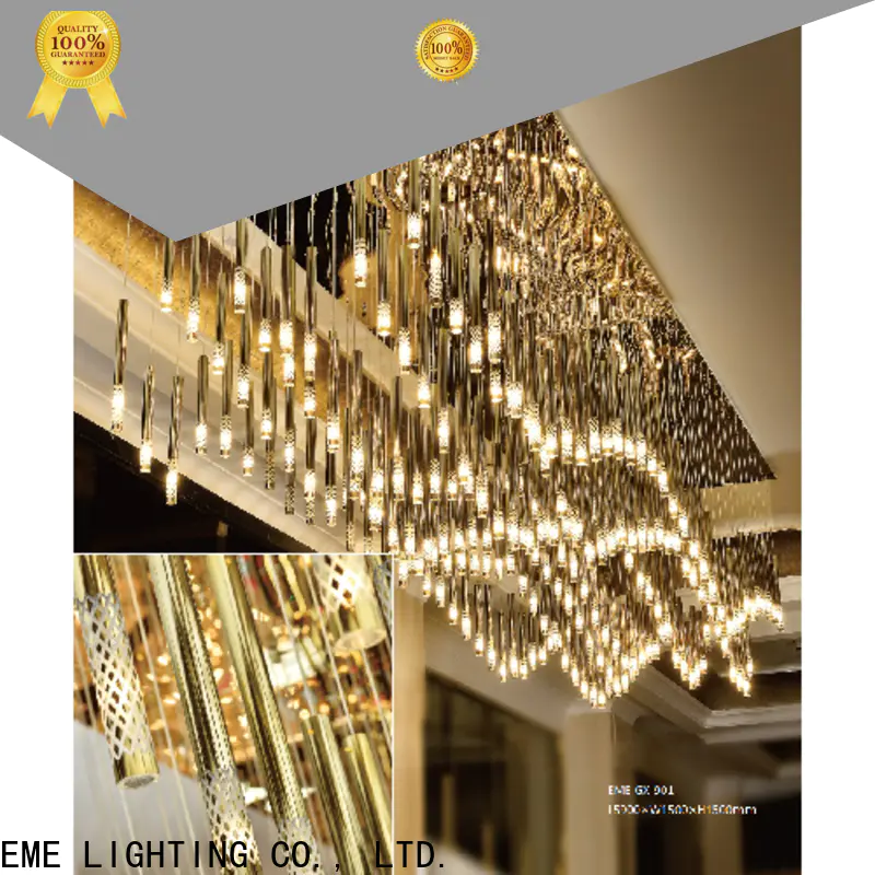 EME LIGHTING customized large contemporary chandeliers for lobby