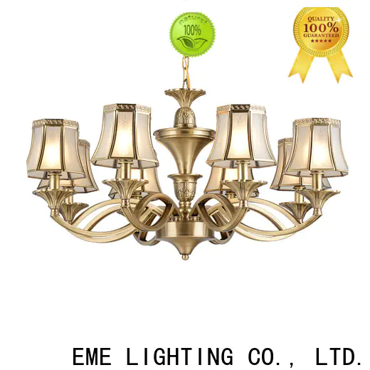 EME LIGHTING glass hanging chandelier over dining table round for dining room