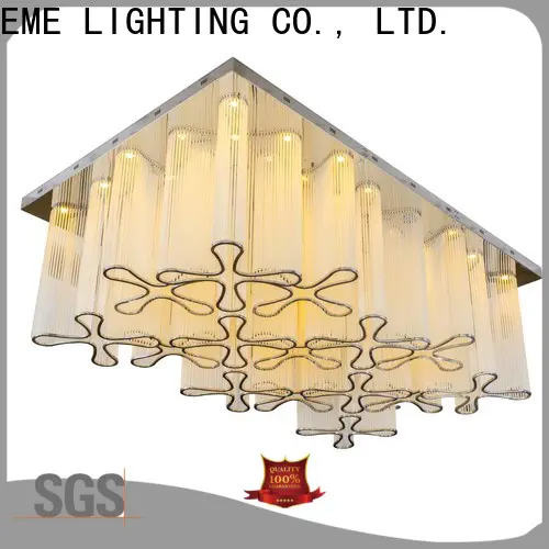 EME LIGHTING round acrylic crystal chandelier wholesale at discount for lobby