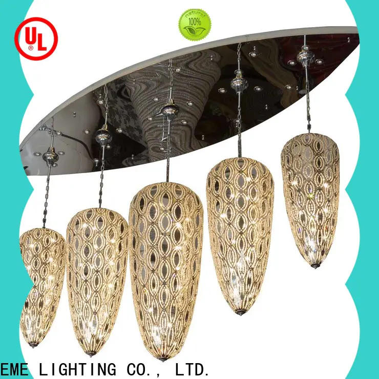 EME LIGHTING round acrylic crystal chandelier European style for lobby