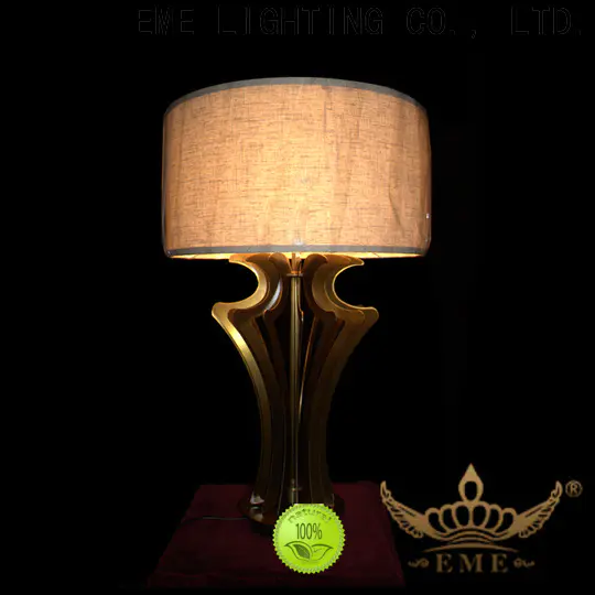 EME LIGHTING decorative glass table lamps for bedroom factory price for room