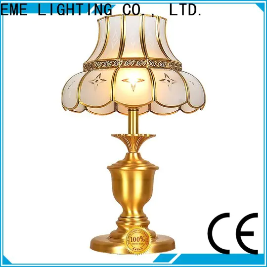 EME LIGHTING retro glass table lamps for bedroom bulk production for restaurant