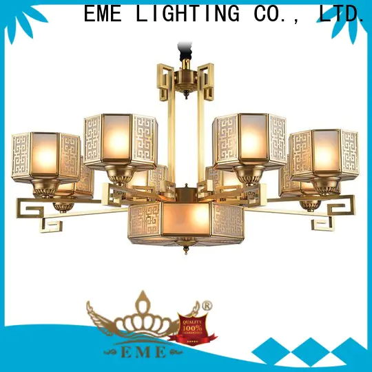 high-end antique brass chandelier large residential for dining room