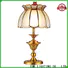 elegant glass table lamps for bedroom European style factory price for study
