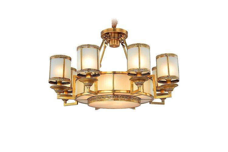 EME LIGHTING copper modern brass chandelier vintage for big lobby-1